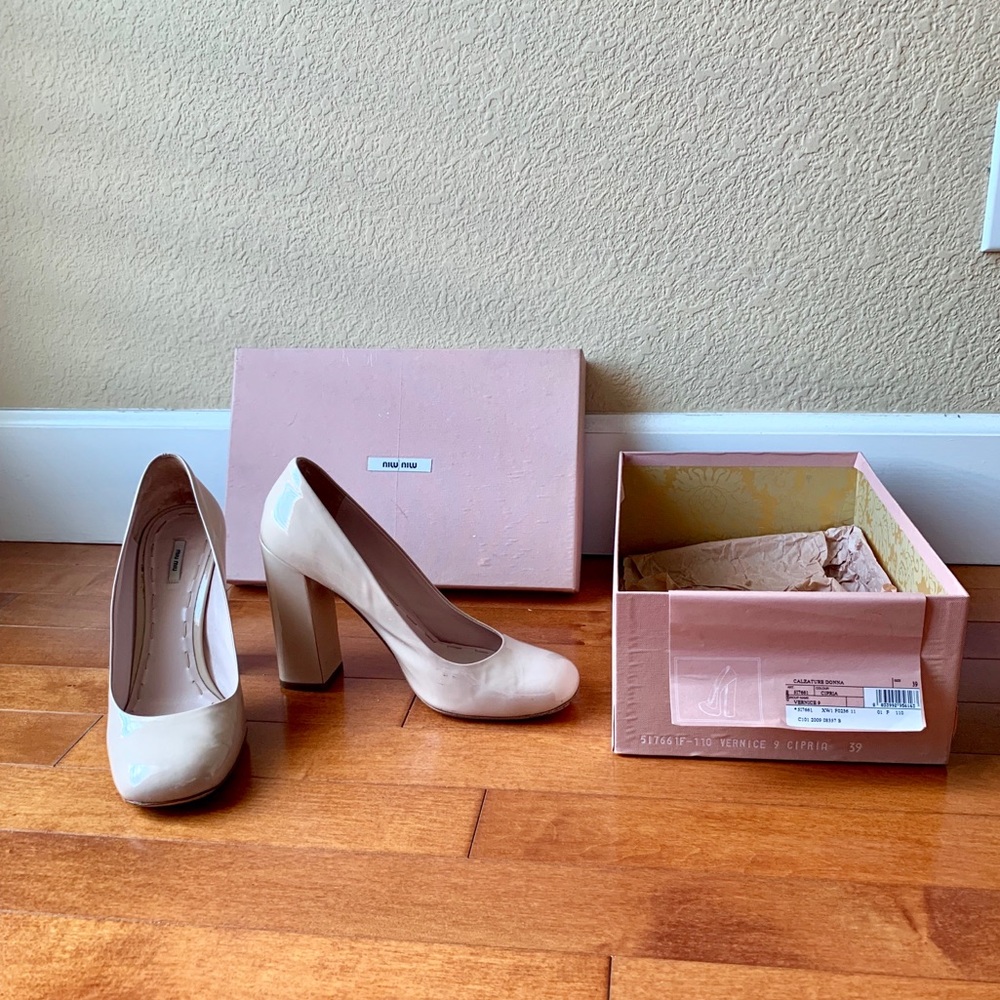 Miu Miu Chunky Heels